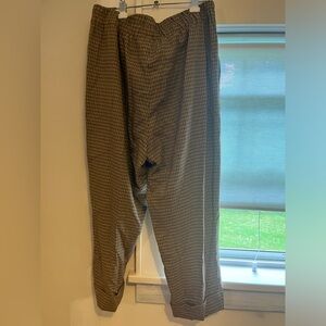 Madewell Huston Pull-On Tapered Pants in Plaid